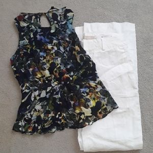 BANANA REPUBLIC WHITE PANTS